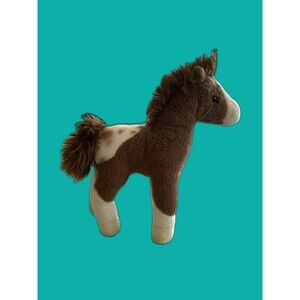 DOUGLAS Cuddle Toys Warrior the Plush Appaloosa Horse Stuffed Animal